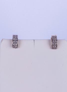CZ Huggie Earrings